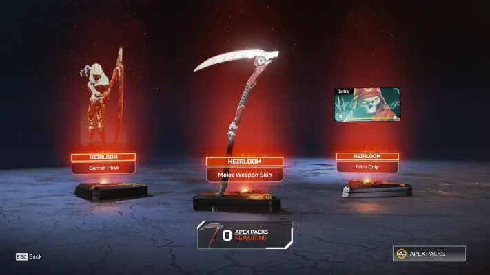 Apex Unlock All Heirlooms & Skins