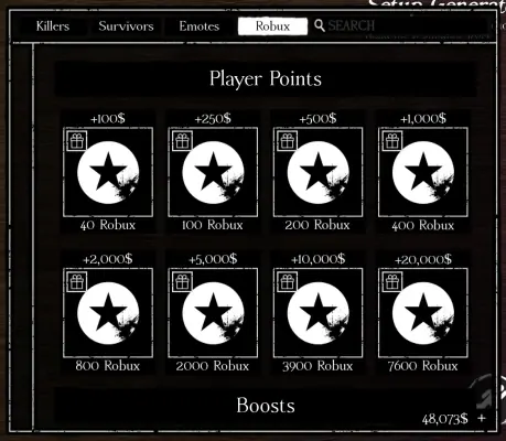 Forsaken 100,000$ Free Player Points